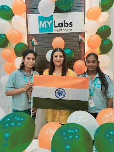 MyLabs Healthcare team celebrating Independence Day